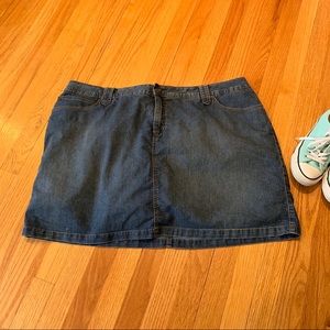 St Johns Bay Skort Blue Denim